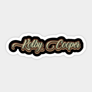 vintage tex Kolby Cooper Sticker